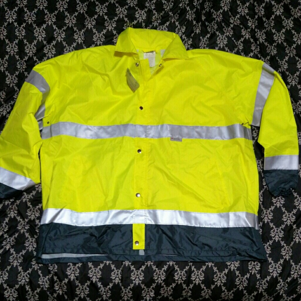 Men's Reflective Safety Jacket, NWT